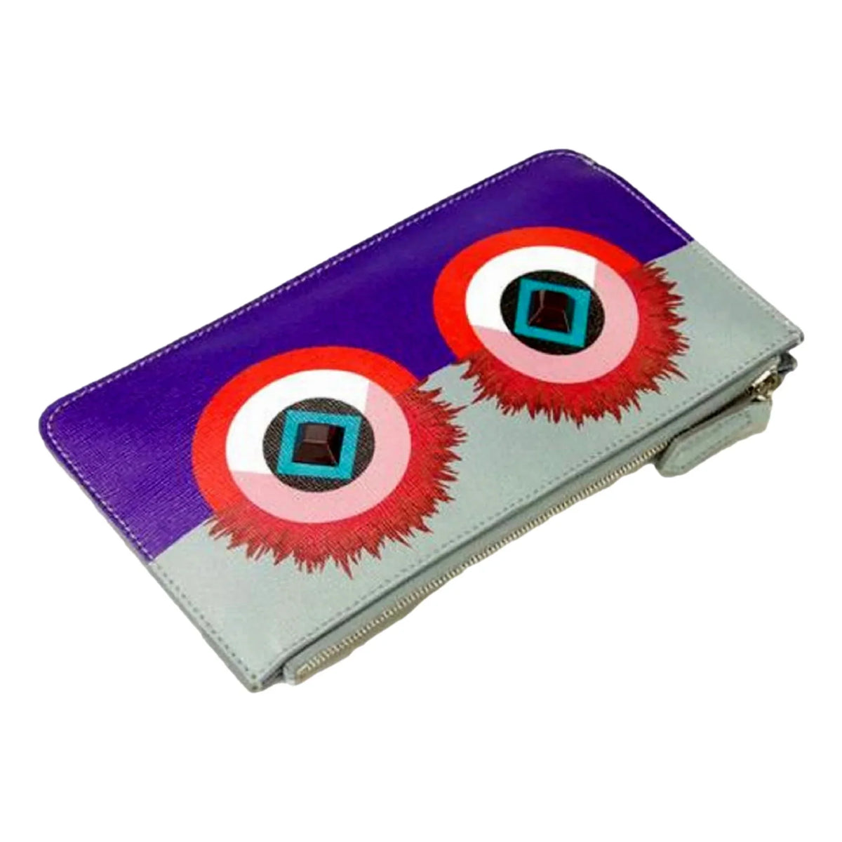 Beauty Calf Crayons Case Monster Powder Multi New 8M0341-88E Color Fendi