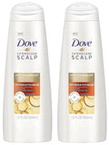 Oz (Pack Scalp Itch Dryness Relief - 12 & Dove Dermacare Of Fl Anti-Dandruff - Shampoo - 2)