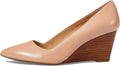 Pump Ballet Leather, Frankie Womens M Franco Toe Wedge Sarto Pointed 11 Beige