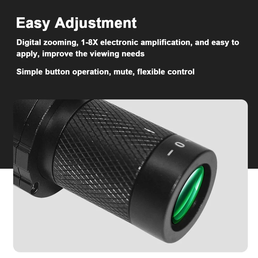 for Infrared Night-Visions Wildlife Telescopes Monocular Video 1.54inch Video Digital Photo Observation Camera Use Vesseling Fishing Recording Display Day Night Device Sight Portable Taking