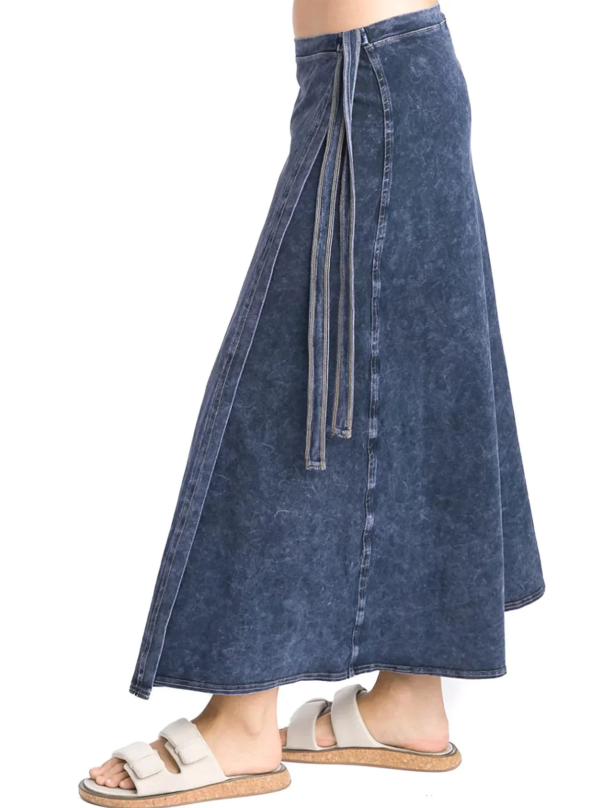 Tail Wrap Skirt Long Hard (W-964)