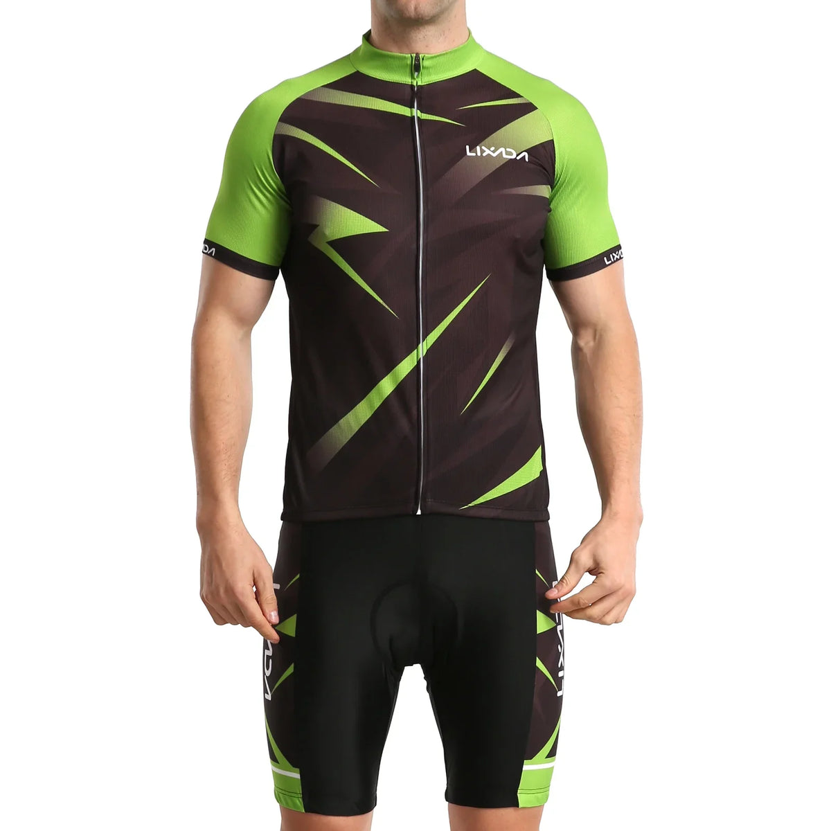 Eryue Bike Sleeve Mewmewcat Mtb Men Lixada Set Jersey,Breathable And Shirt Mtb Men Shirt And Padded Cycling Sleeve Padded Padded Breathable Bike And Suit