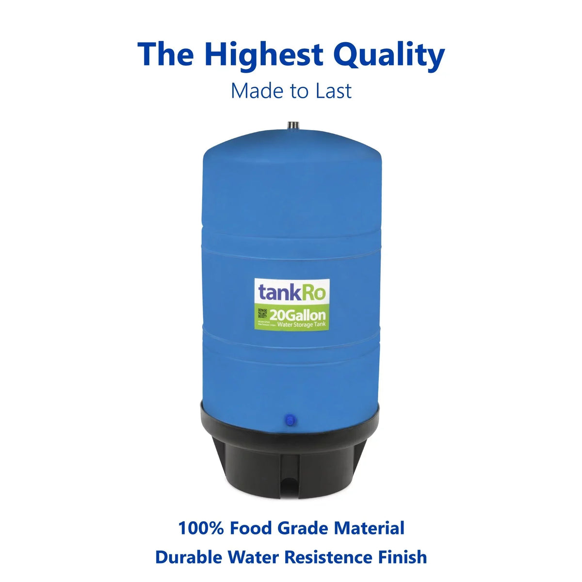 TankRO Expansion Tank Reverse Osmosis Gallon Moisture 20.0 Large Reservoir Tank Storage –