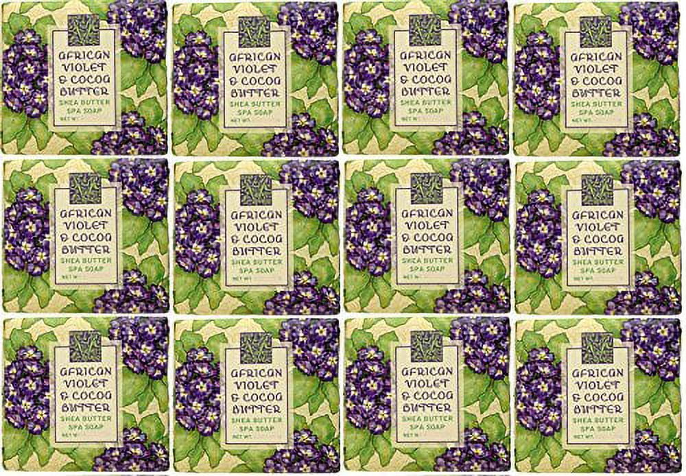 Company Bay Soap 12 Bulk of Violet Greenwich Cocoa Butter) (African Packs Trading & 1.9oz