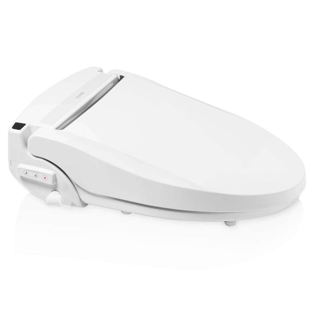 EM617 White Brondell Bidet with Toilet Control, Round Swash Remote Advanced Seat
