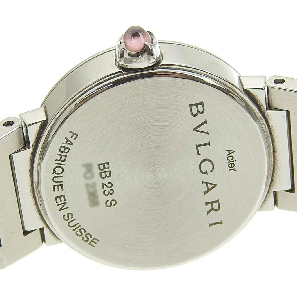 Dial Watch (Like of Mother Battery Pre-Owned Diamond 103095 New) BB23S Pearl 12P Bulgari Shell