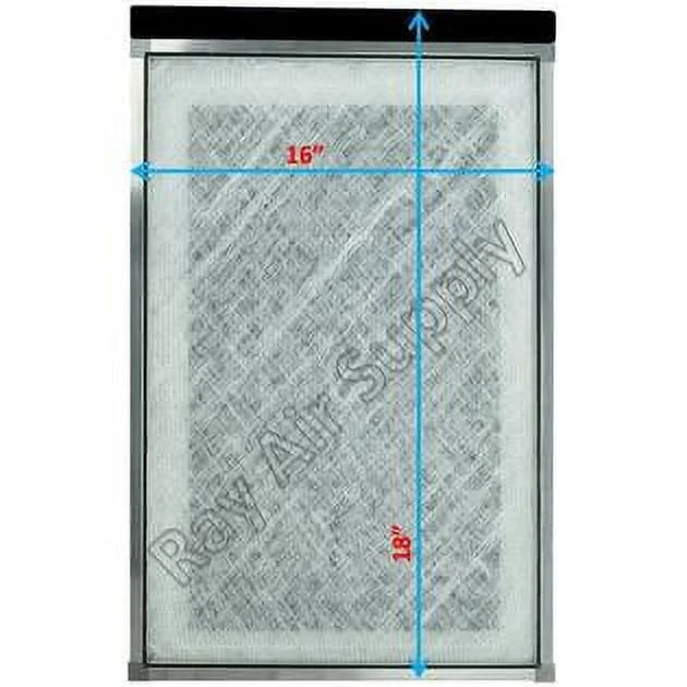 with Air Pads Guard (3 Cleaner 16x18 Fits Filter Pack) Replacement MicroPower