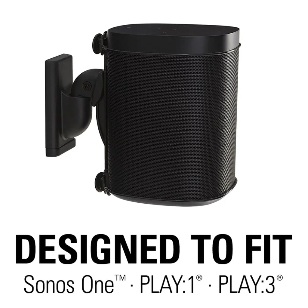 Each and Wall (Black) and , Swivel :1, Sonos Sanus - Tilt Mount Wireless Speaker :3 for