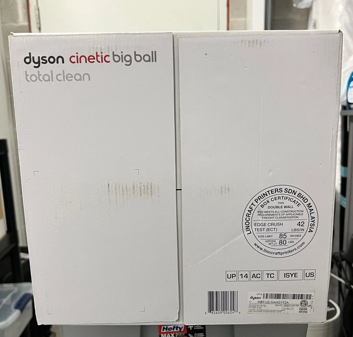 Clean Yellow/Iron Ball | Dyson Big Vacuum Upright | Cinetic New Total