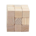 Toys 30 Omni 966026B Blank Piece - Wooden Block Pine, Nautal