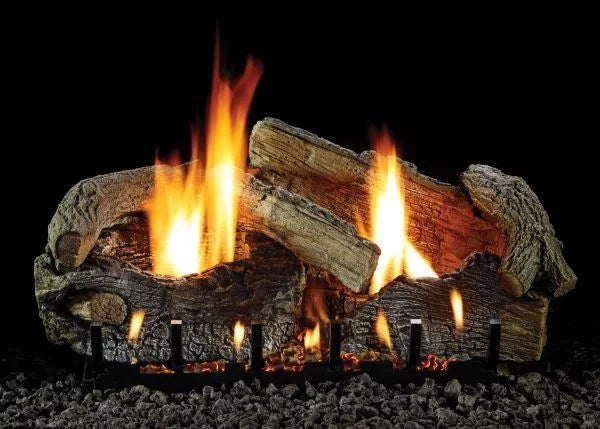 30" /V Stacked Slope with Aged Oak Burner, Logset Glaze Manual