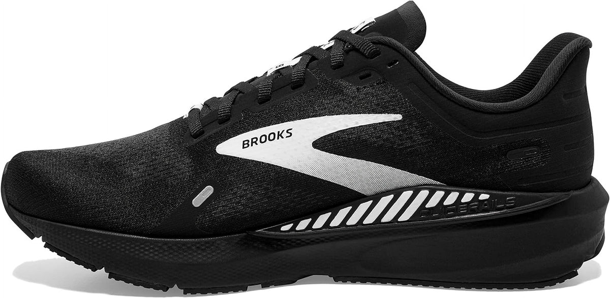 Launch s Brooks 9 Black/White Men Running Shoe Supportive 10