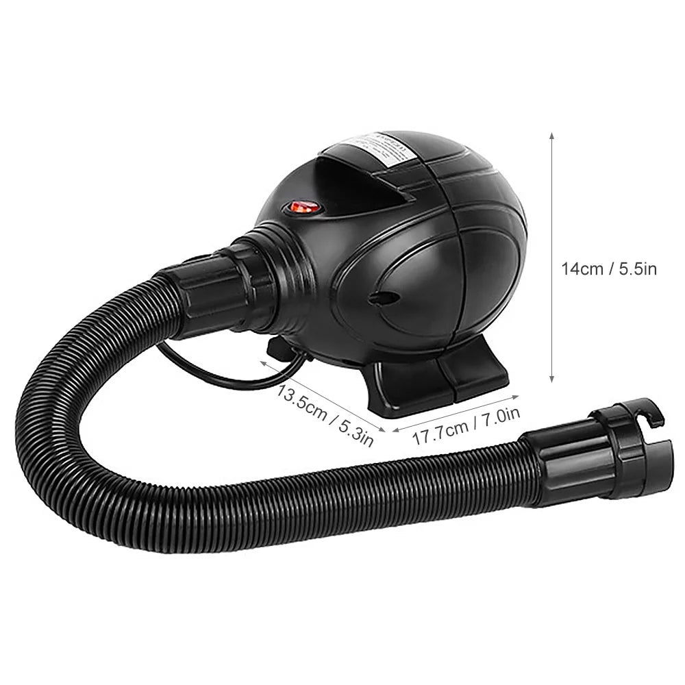3 Anself Pool Portable Nozzles Inflatables 800W Pump Air Inflator with Float Deflator Electric Bed for Air