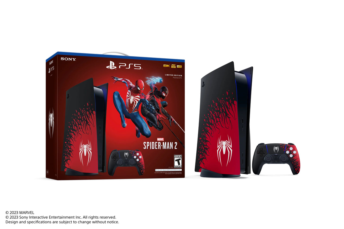Console Limited Edition Spider-man Newest Version) 2 (Disc Sony PlayStation_PS5