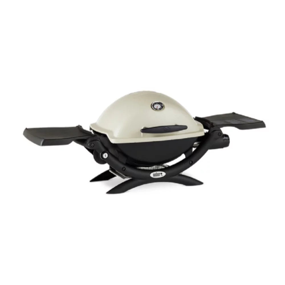 Liquid Weber Propane Bundle (Titanium) Q1200 Grill Starter