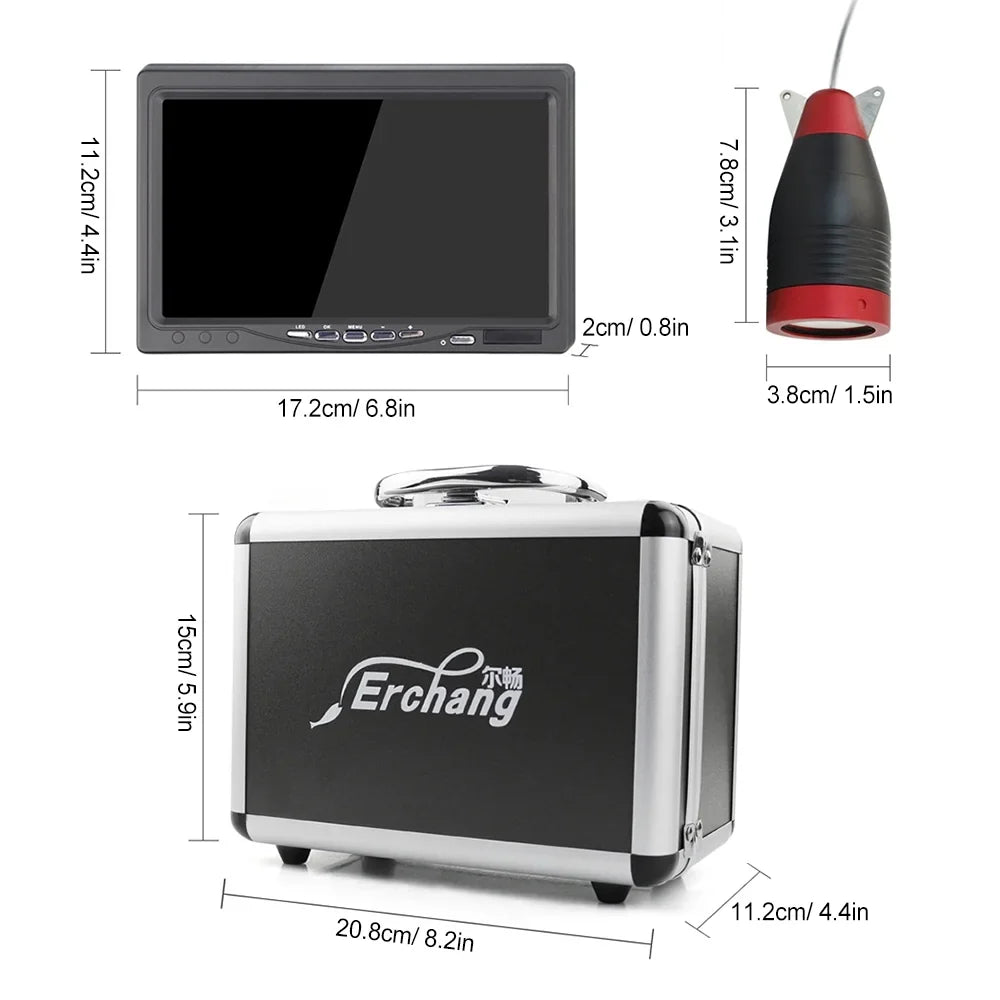 for Portable and Video Fishing Camera Sea Underwater Finder Lake Inch Fishing Fish Erchang 7 -