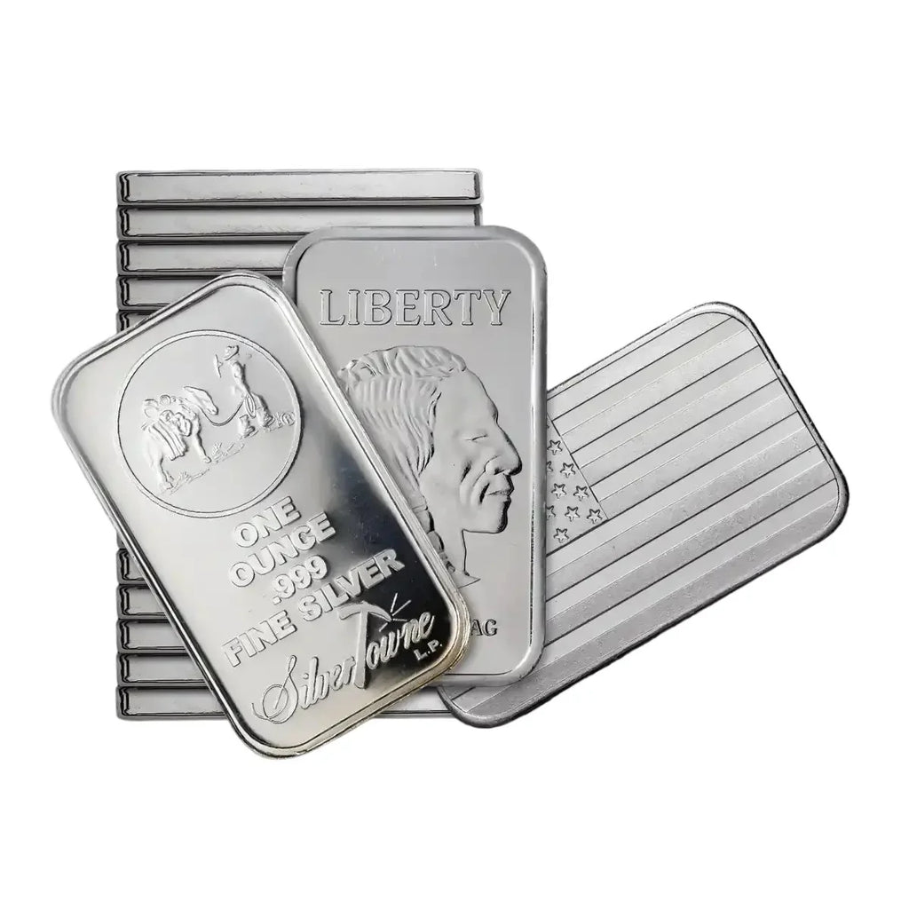 '- Silver oz Total - 1 20 Random Bar Bars Design