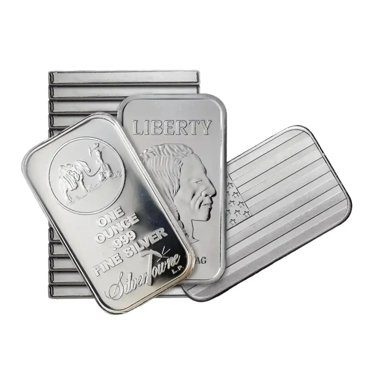'- Silver oz Total - 1 20 Random Bar Bars Design
