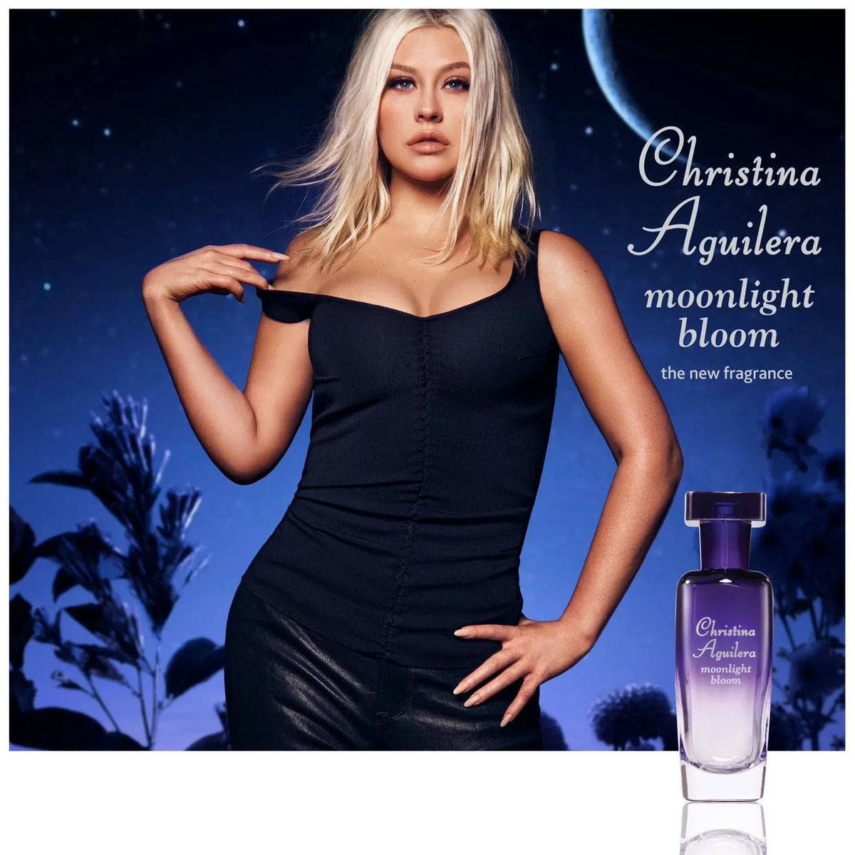 Eau Aguilera Bloom Moonlight Women, De Parfum, 1 Oz Perfume Christina for
