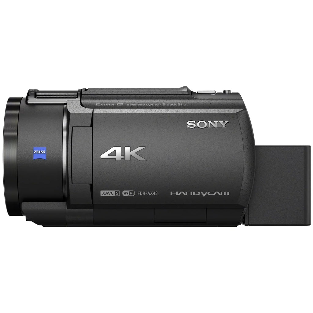 4K Camcorder Sony Sensor Video Exmor Digital with AX43A Handycam R