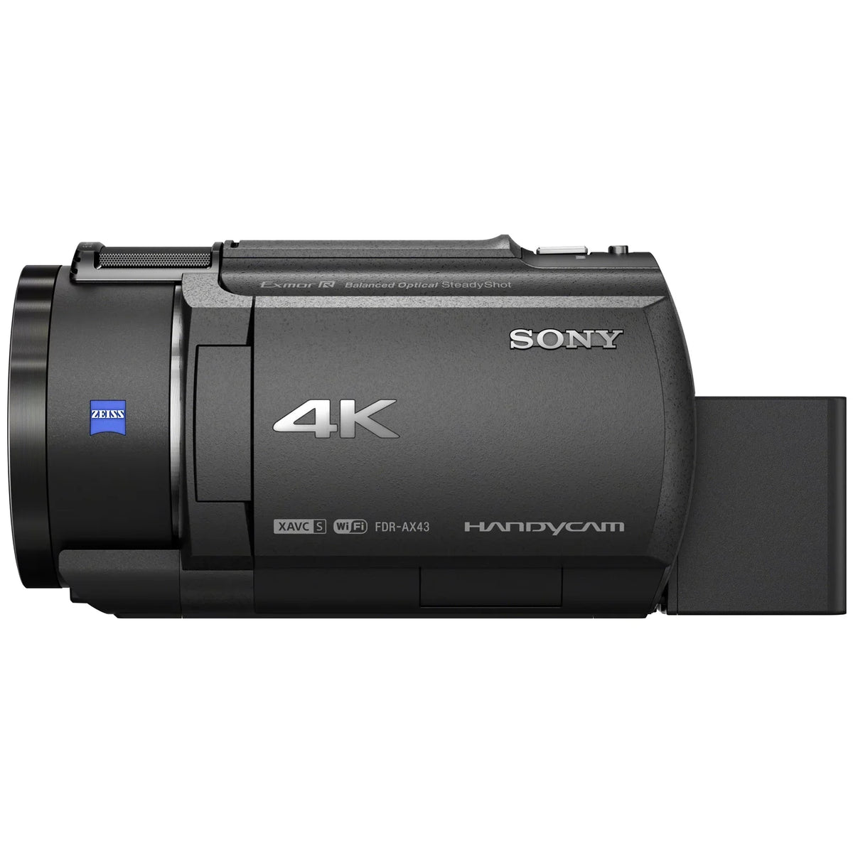 4K Camcorder Sony Sensor Video Exmor Digital with AX43A Handycam R