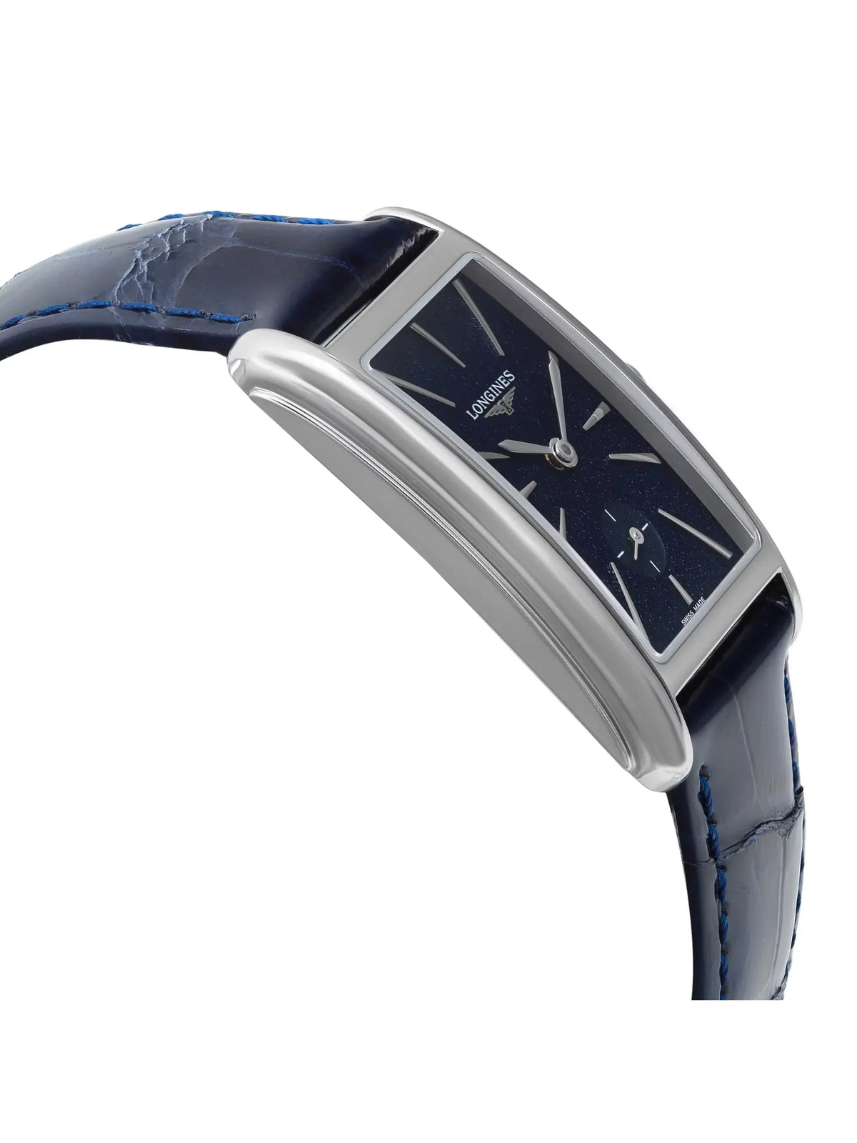 Longines Ladies L5.512.4.93.2 23mm Watch Steel Quartz Blue Dial DolceVita
