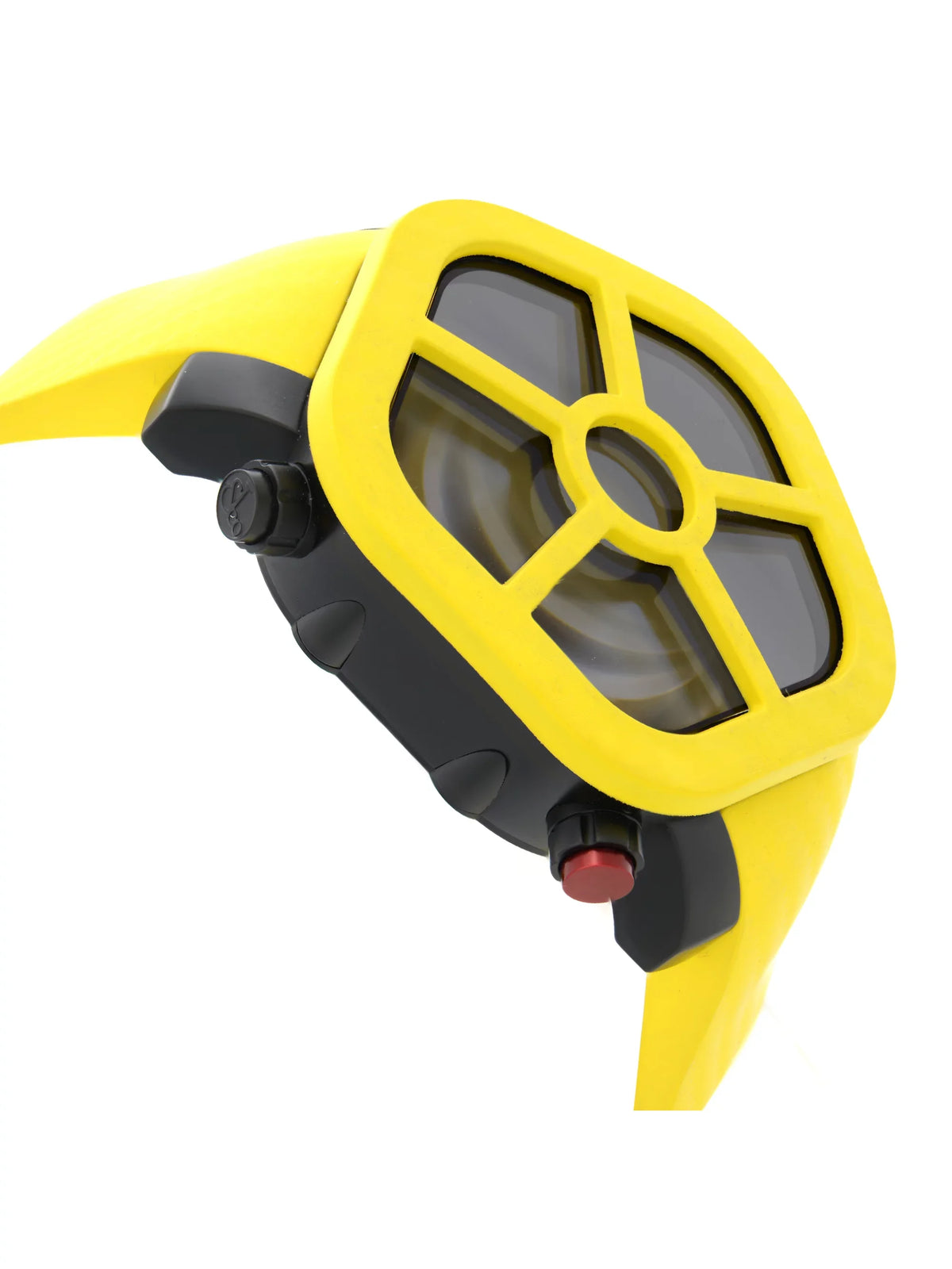 Bezel Co. Steel Quartz Carbon Watch GH100.11...ANH4D Ghost Yellow & Jacob