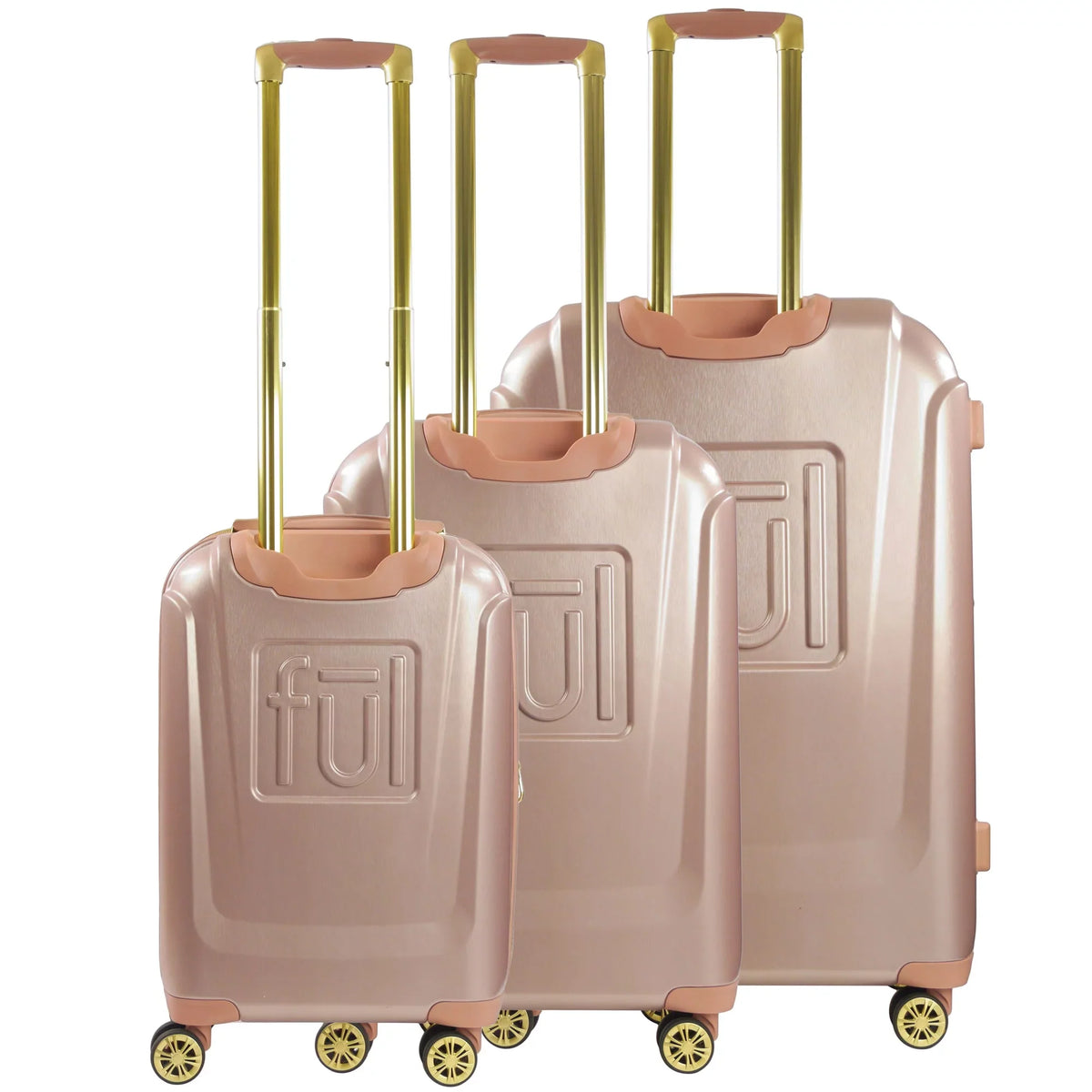 Rose 3 Molded 25 Minnie Wheels, 21, Rolling Set, Disney with Luggage Inch, and Gold Suitcase Mouse 29 Hardshell Piece