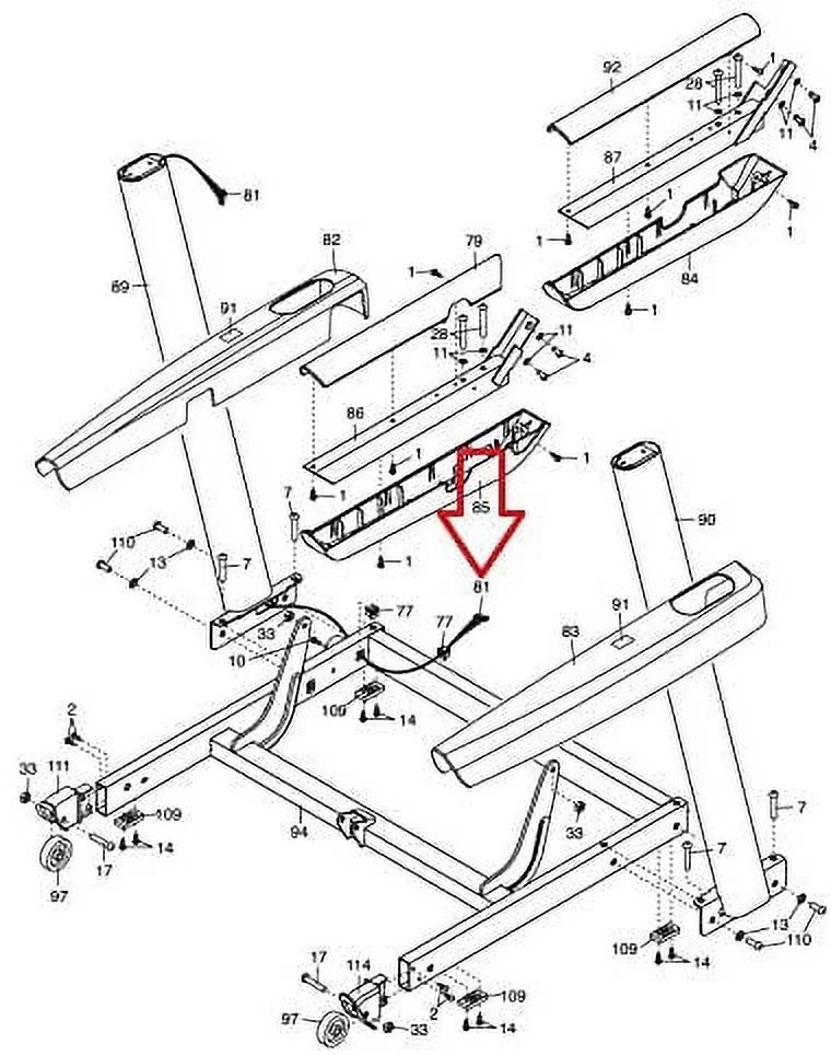 Fitness, Harness Wire Works Proform with & Upright Icon Inc. Treadmill Lifestyler FreeMotion NordicTrack 310717 Health