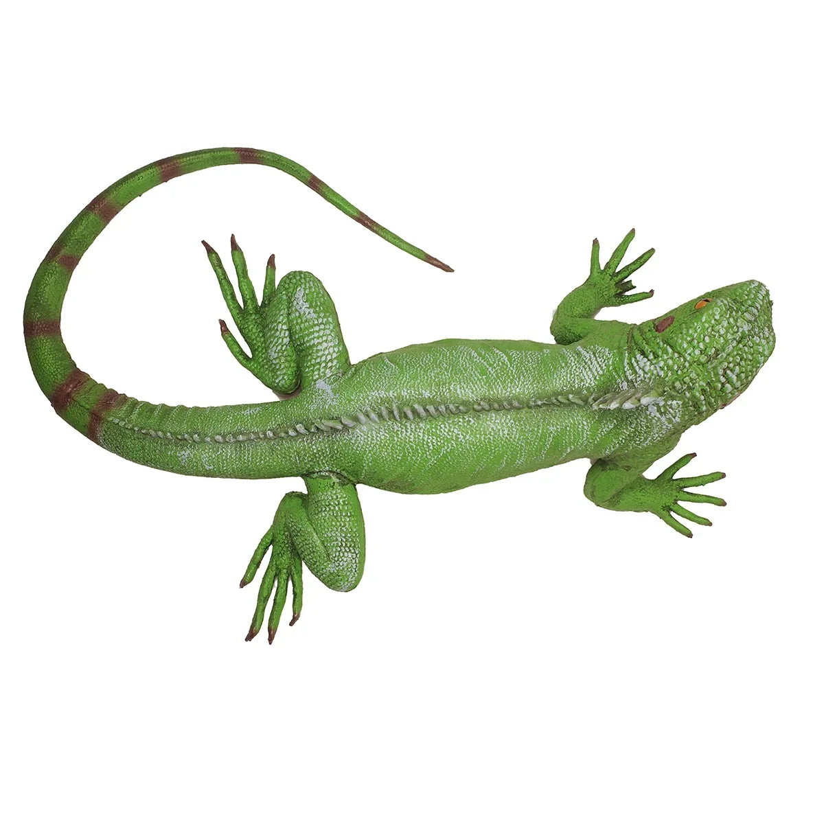Iguana Foam Movie Life Lizard Reptile Dragon Bearded Prop Green Filled Giant Rubber Size Large