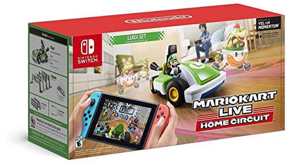 Live: -Luigi Mario Set Nintendo Circuit - Switch Kart Home