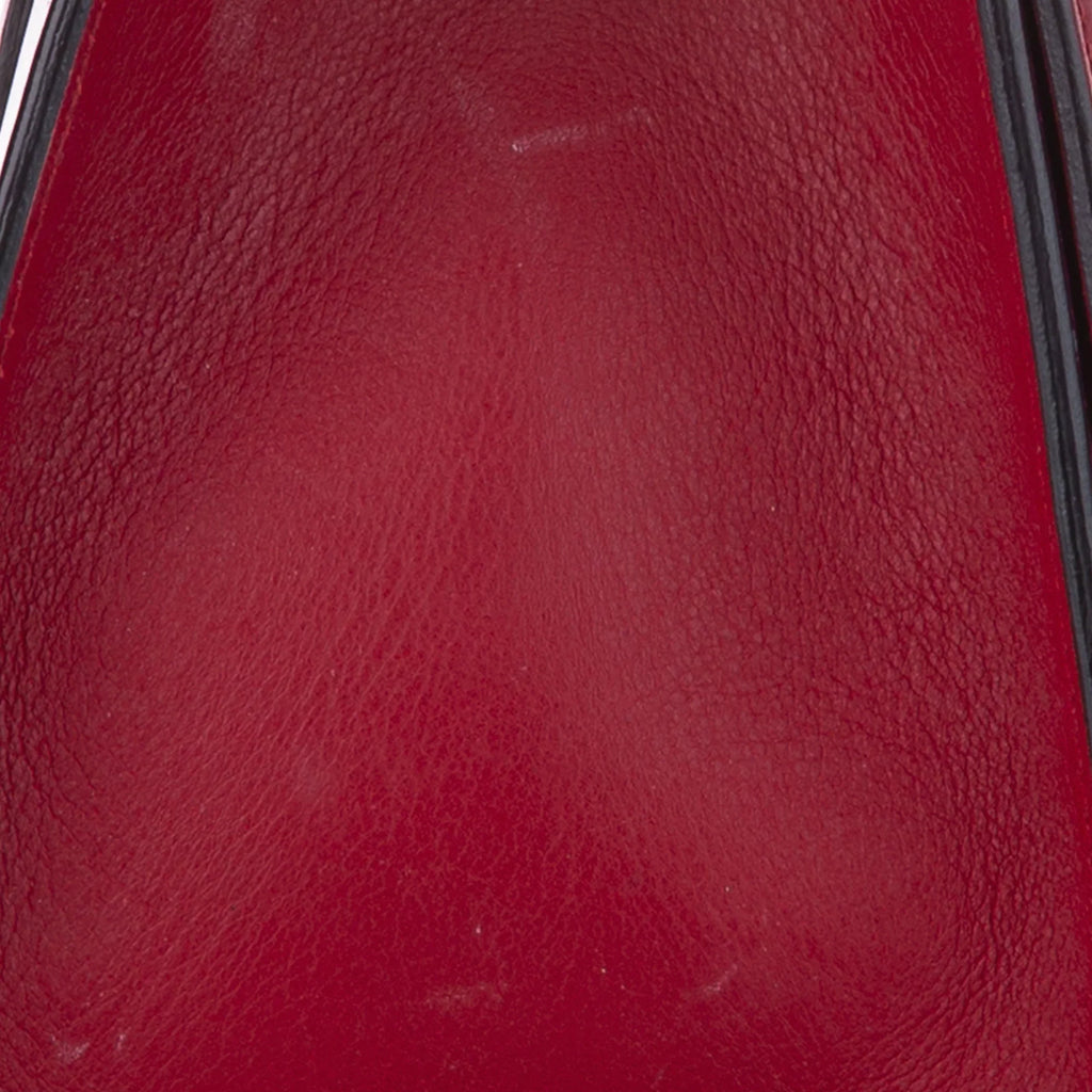 Small Women Bag (Good) Crossbody Gucci Red Pre-Owned Leather Calf Padlock