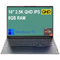 inch Ryzen Lenovo , Windows 16 Pro , 5600H, Bluetooth, Core 8GB Bundle Wi-Fi, 5 Ideapad Display, 1TB Laptop, 5 2.5K with 11,