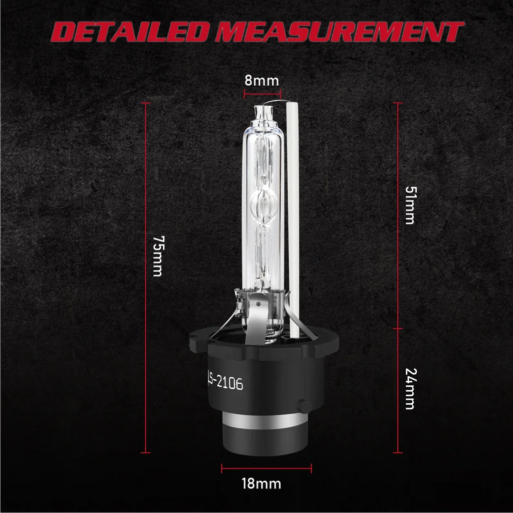 2013 Low Lexus 2012 2011 6000K for Hid 2010 2007 2014 Beam 2008 2X 2015 Bulbs Headlight ES350 2009 D4S White