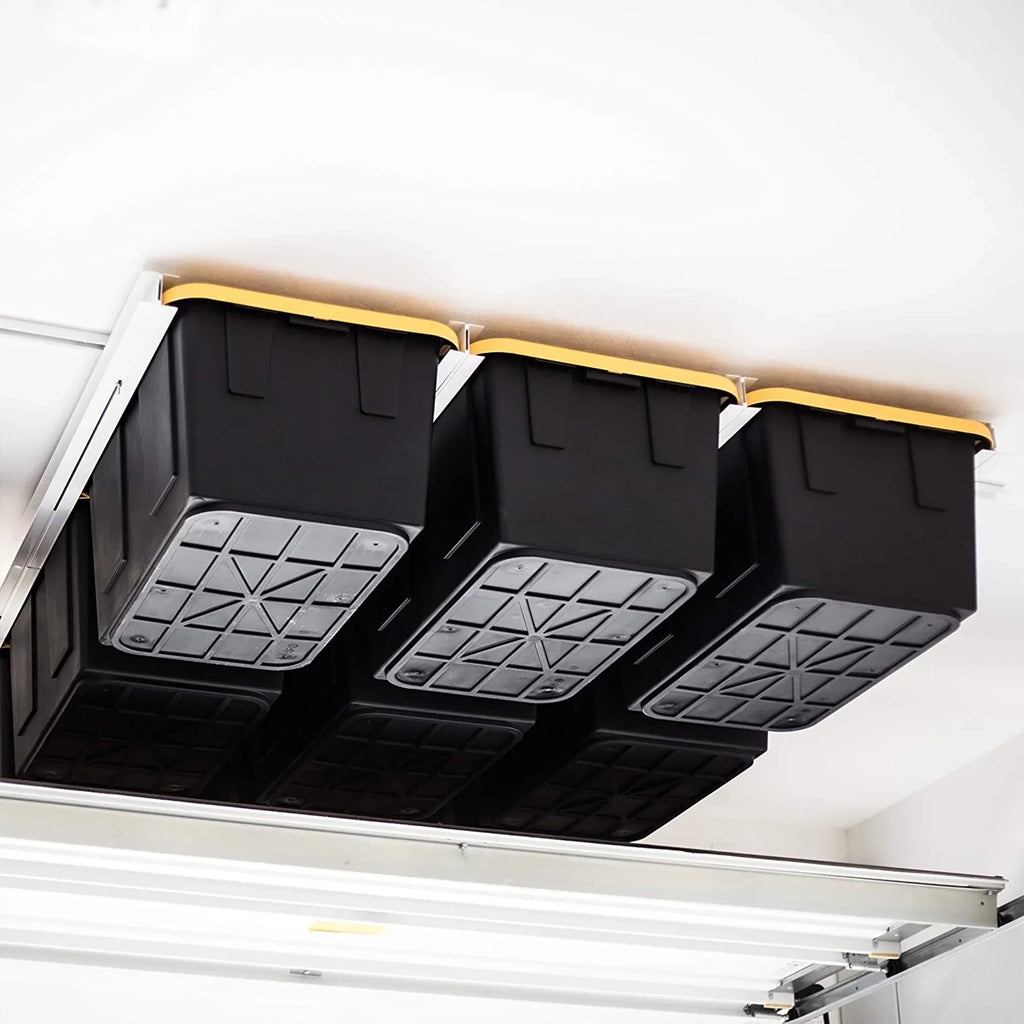 for Steel Storage Containers E-Z Rack Tote Storage Ceiling Garage Overhead