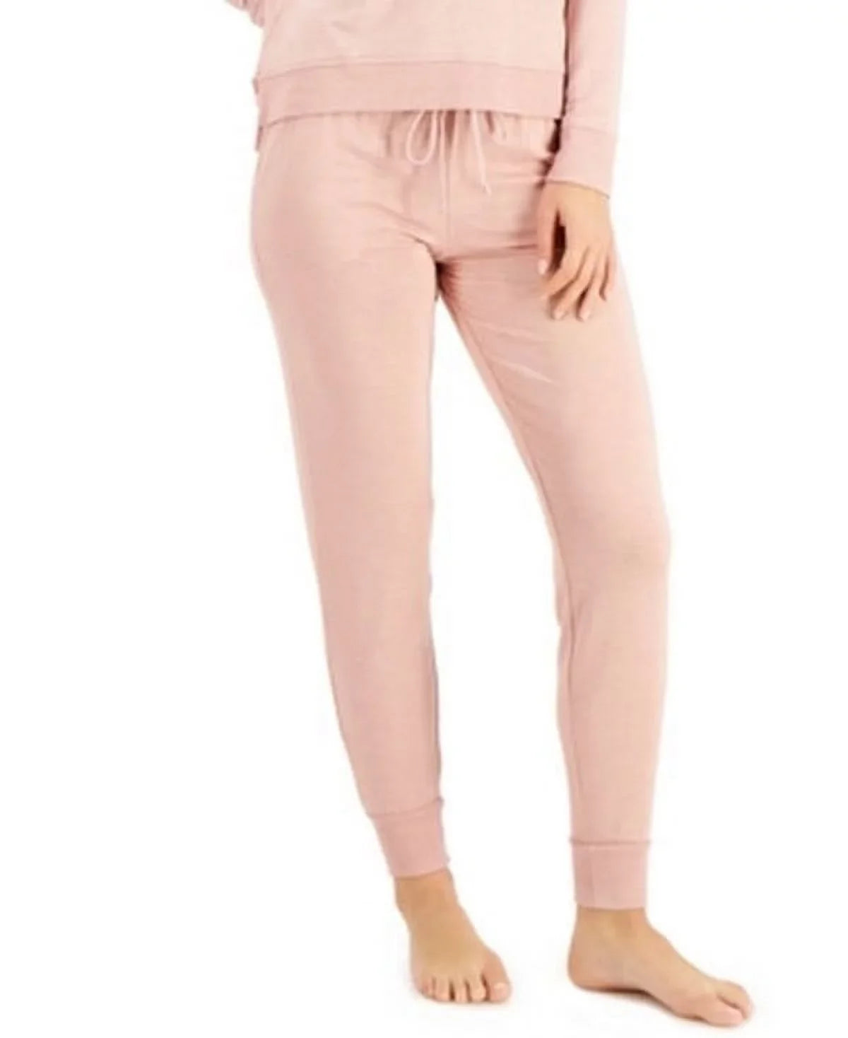 Peach Jogger cordial Medium: Cordial M/peach Heather heather Pants Ultra-Soft Pajama Alfani Size