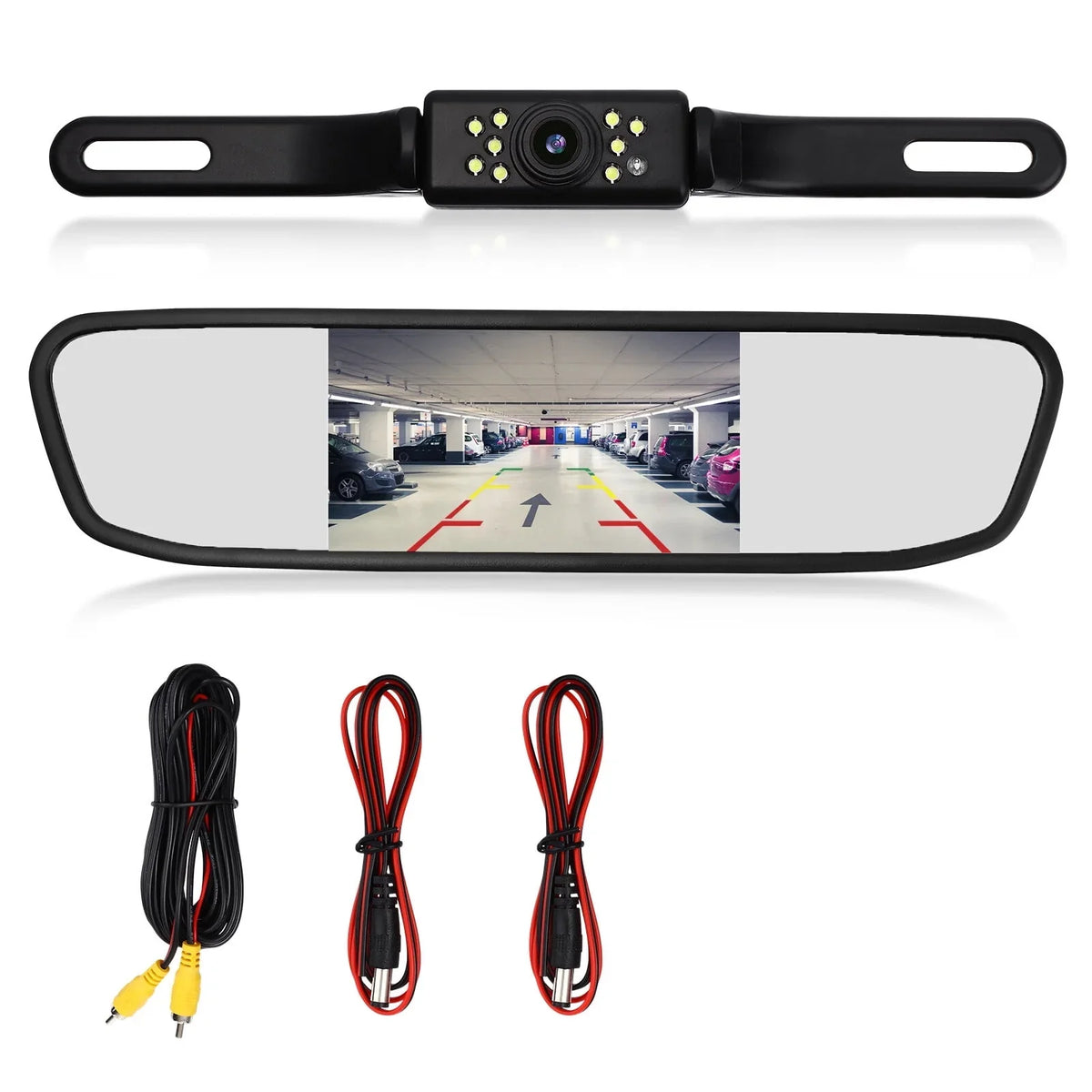 Parking 4.3" Vision Cheefull View Night Mirror System Cam Car Rear Driving Reverse Camera,Vehicles Backup Camera