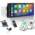 Touchscreen Audio 1 Android Podofo Wireless Player Stereo Bluetooth Link Mic&Backup MP5 Single 6.86'' Mirror Receiver Carplay Multimedia Auto ,with Camera Radio Car Car Din