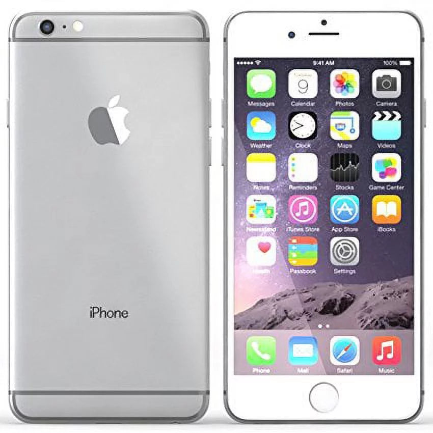 Apple Unlocked 16GB, - (Refurbished) Silver Restored 6 Plus iPhone
