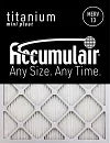 Accumulair Titanium Reduction Allergen Air Filters Pack) 14x20x1 (4