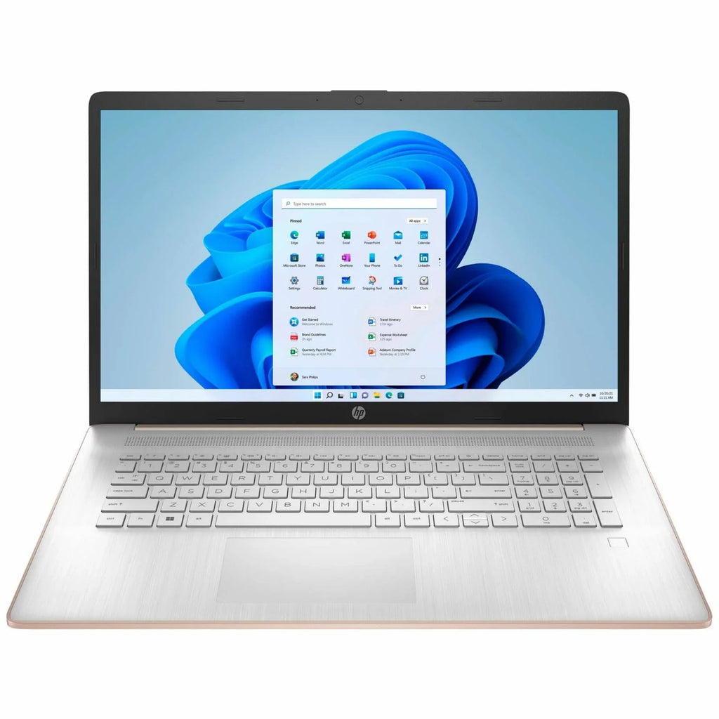 12GB 17-cn0000, , Rose Windows Graphics, i3-1125G4, 11 Intel Home, Pale Intel Core , 17-cn0207ds 17.3\" Touchscreen, Gold/Natural - Silver, +, Refurbished 512GB