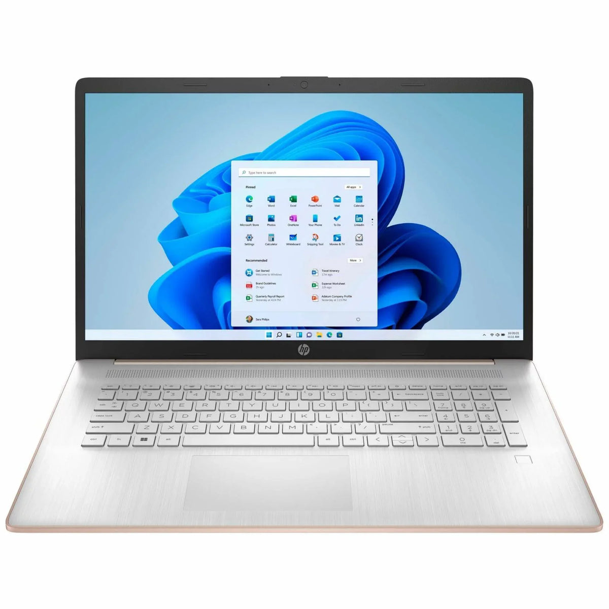 12GB 17-cn0000, , Rose Windows Graphics, i3-1125G4, 11 Intel Home, Pale Intel Core , 17-cn0207ds 17.3\" Touchscreen, Gold/Natural - Silver, +, Refurbished 512GB