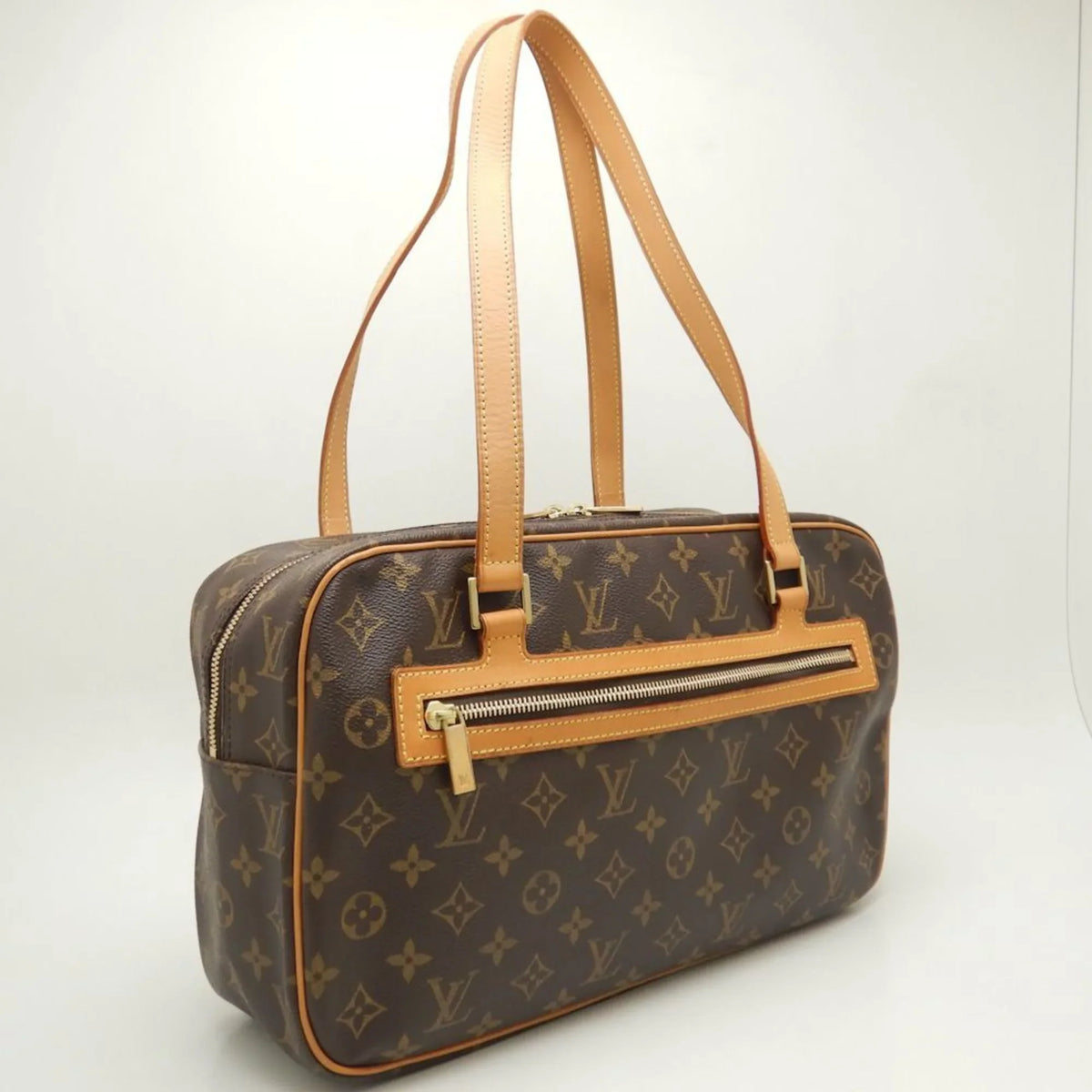 M51181 Pre-Owned City Shoulder Bag Monogram Brown (Good) 251475