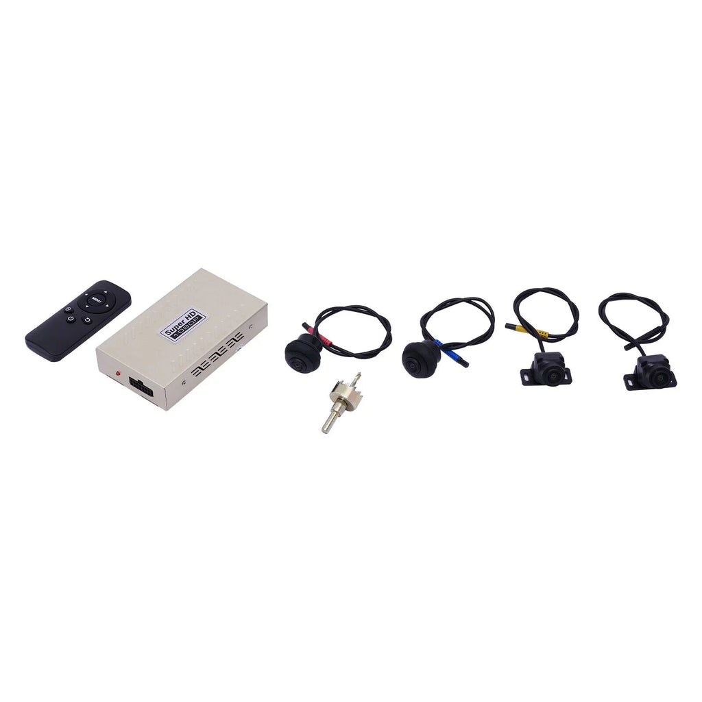Recording Night System 4-Camera 1080P Bird Kit 360° Recorder View ZhdnBhnos Rear Panoramic View Vision Car