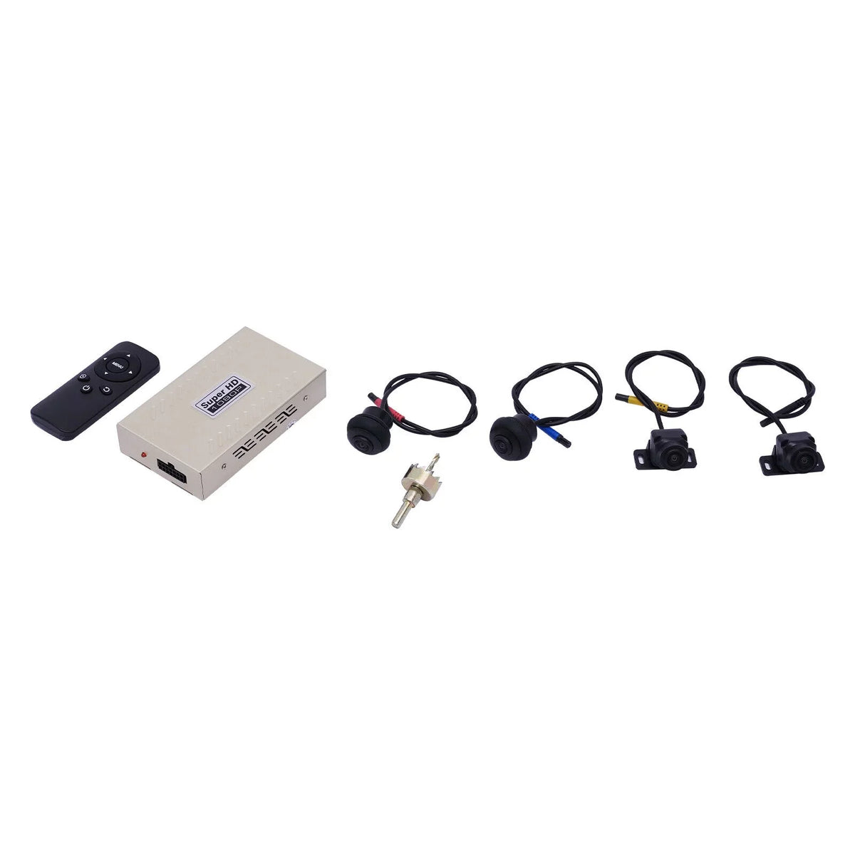 Recording Night System 4-Camera 1080P Bird Kit 360° Recorder View ZhdnBhnos Rear Panoramic View Vision Car