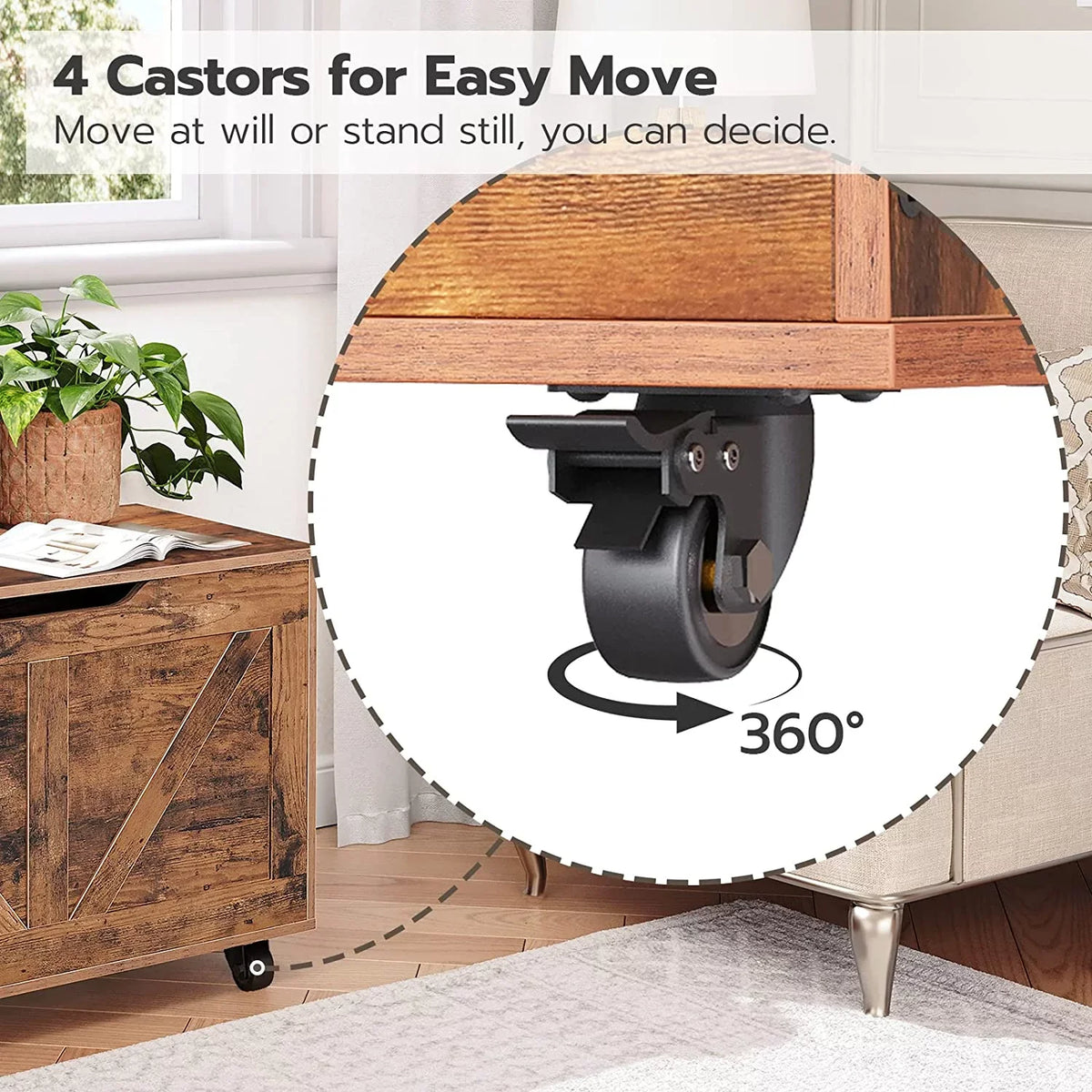 Hinge, Brown Assembly, Movable, Safety Entryway Wheels, Easy Supports Shoe Bench, lb, Wooden Bench Chest, Rustic Sturdy U-Shaped Storage Trunk Opening, on Storage Storage FG74CW01 220 Bench,
