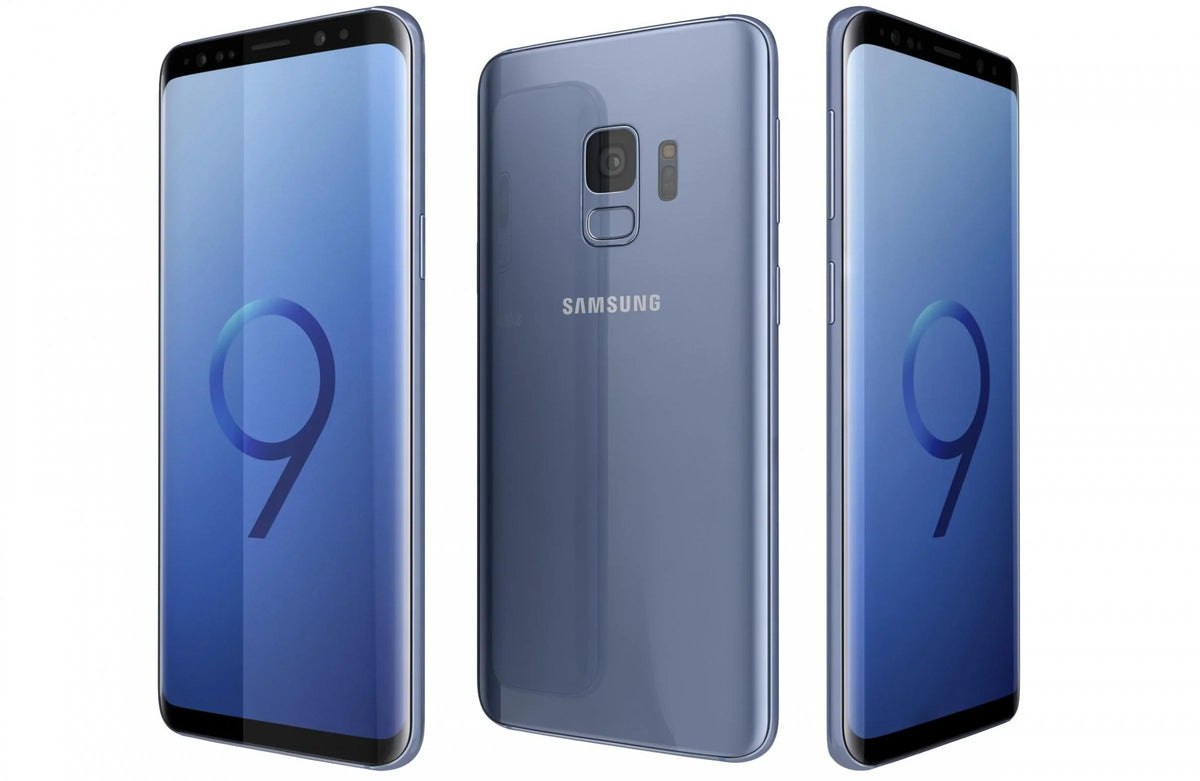 G960U (Refurbished: Coral 64GB Fair) S9 Fully Blue Unlocked Galaxy Pre-Owned Samsung