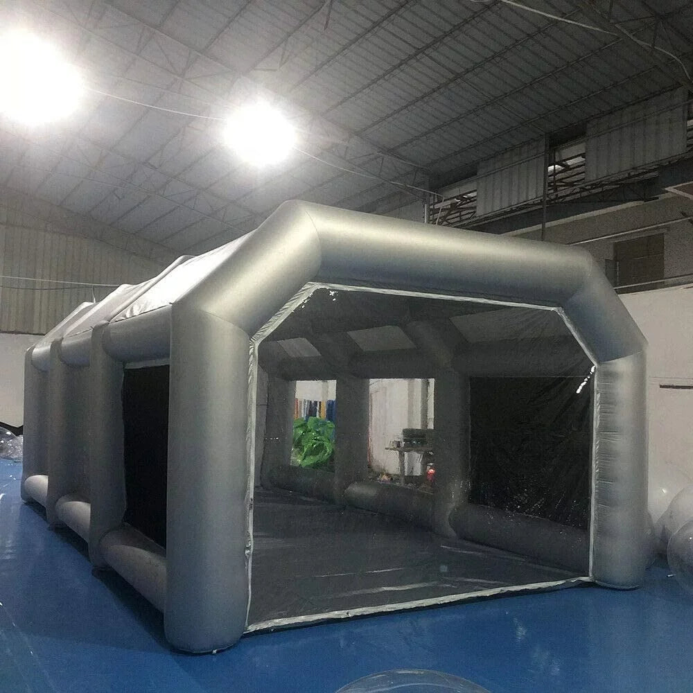 Paint Inflatable & Mat Floor Painting Air w/ System Spray Tent Filter Booth