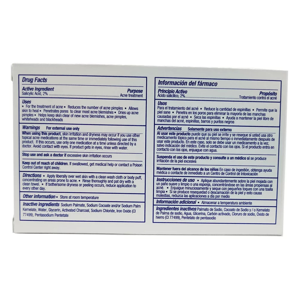 oz. Bar Pack of Helps Cleansing Charcoal and Salycilic Toxins. and for Acne Acid. Removes Soap Impurities 4 Oily Skin with 3 Blackheads. Asepxia