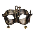 Copper Musical Steampunk 63292 with Mask Western Notes, Fashion